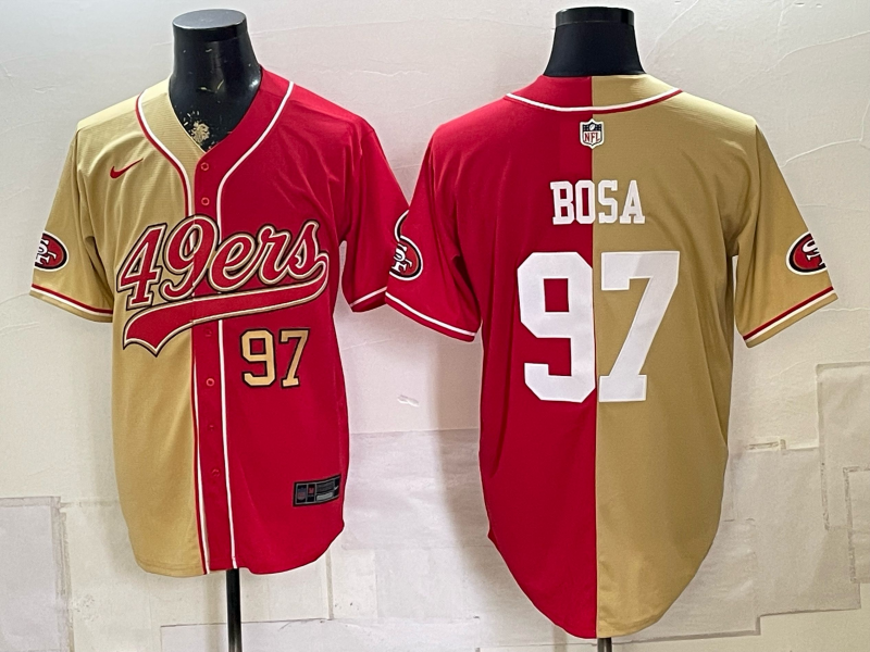 Men 2026 San Francisco 49ers #97 Bosa red Nike Limited NFL Jersey 0811001